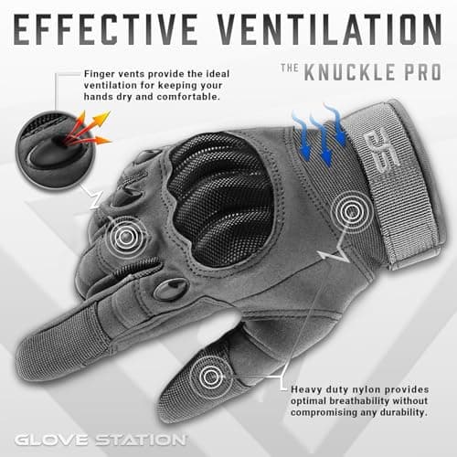 Glove Station - Cold Weather Tactical Shooting Gloves for Men and Woman with Touchscreen Fingers - Durable and Comfortable Hand-Gear for Shooting and Hunting — view 2