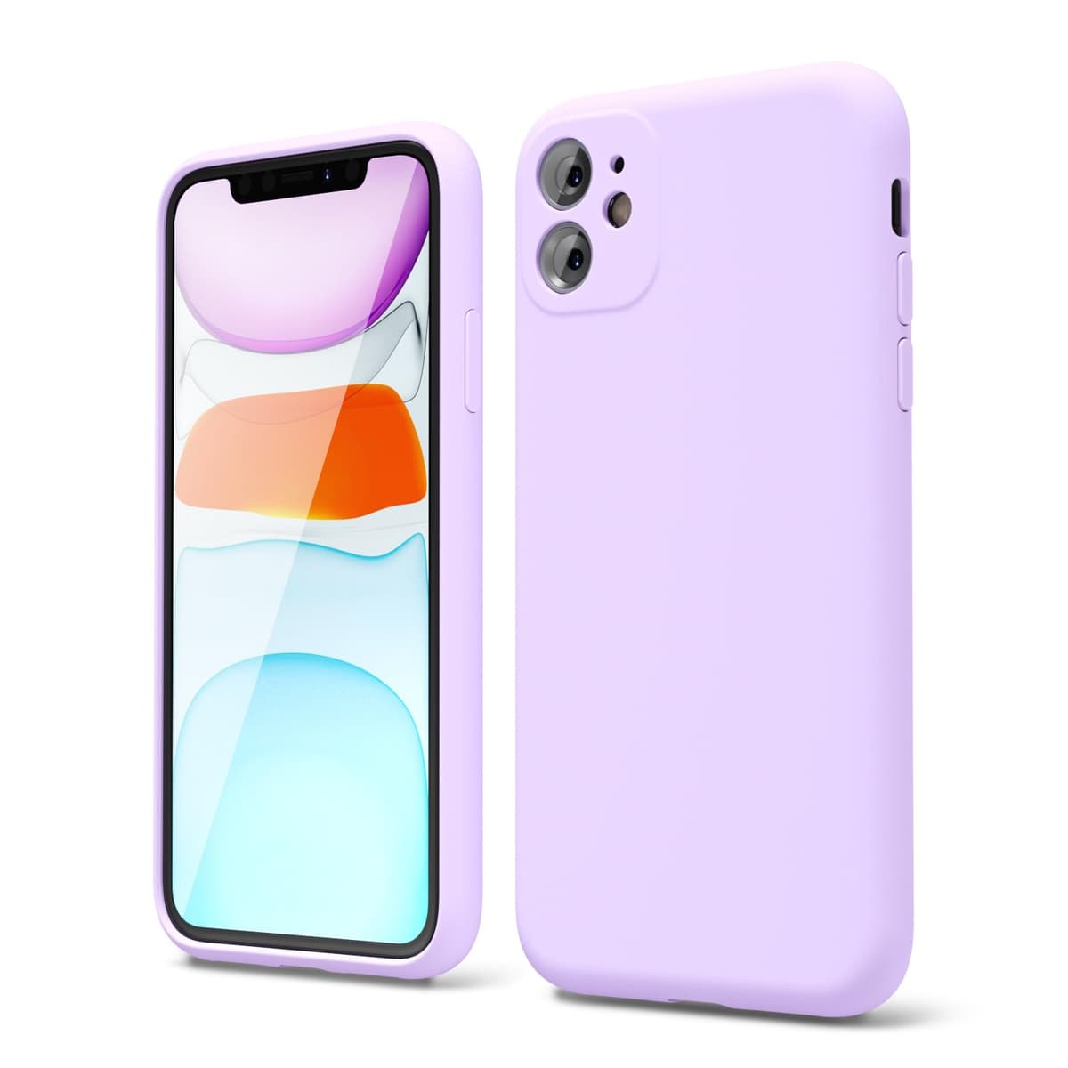 oakxco for iPhone 17 Pro Max Phone Case Liquid Silicone, Cute Thin Slim Grip Soft Rubber Gel for Women Men, Smooth Matte TPU Plain Solid Color Girly Simple Case with Camera Cover, Light Pink — view 1416