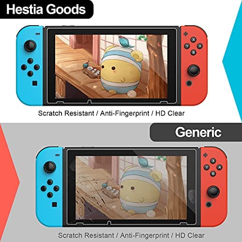 daydayup [3 Pack] Tempered Glass Screen Protector Compatible with Nintendo switch - Transparent HD Clear Anti-Scratch Screen Protector Skin Set for Nintendo Switch — view 4