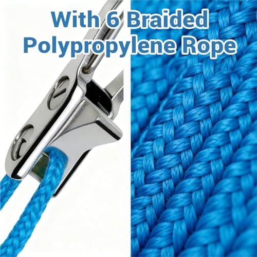 6 Pack Rope with Roller Tensioner for Easy and Secure Tying,2026 New Heavy Duty Retractable Buckle Rope with Accessory Cord for Camping Boating Home Storage Outdoor Use — view 5