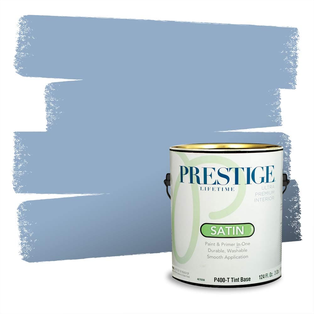 PRESTIGE Paints Interior Paint and Primer In One, 1-Gallon, Semi-Gloss, Comparable Match of Valspar* Dewdrop* — view 817