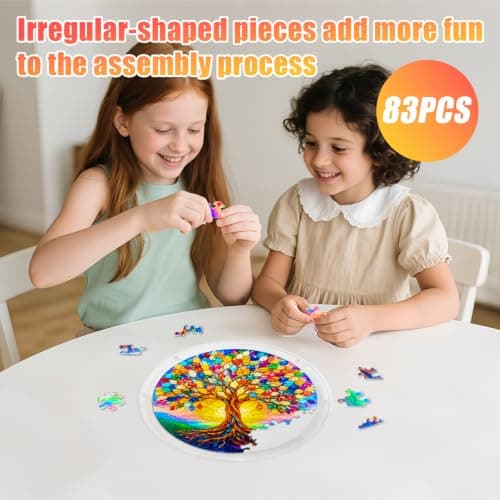 MIANID Acrylic Jigsaw Puzzle Suncatcher, Tree of Life Sun Catcher Puzzle — view 5