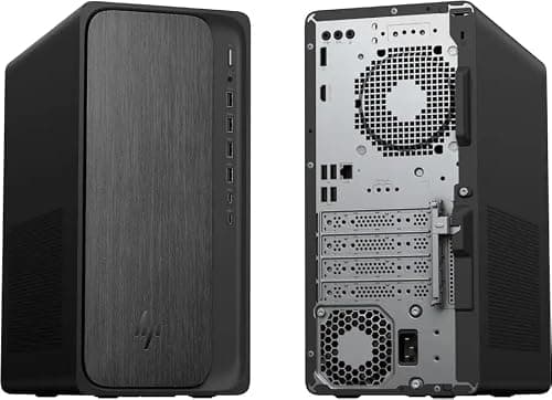 HP Secure & Productive Business Tower Desktop, AMD 8-Core Ryzen 7(Beat Intel Core i9-11900K), 16GB DDR5 RAM, 1TB Storage(512GB SSD & 500GB HDD), HDMI + DP, RJ-45, USB-C, Windows 11 Pro — view 6