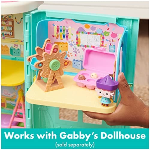 Gabby's Dollhouse, Baby Box Cat Craft-A-Riffic Room with Exclusive Figure, Accessories, Furniture and Dollhouse Delivery, Kids Toys for Ages 3 and up — view 3