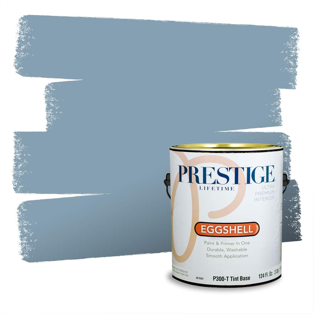 PRESTIGE Paints Interior Paint and Primer In One, 1-Gallon, Semi-Gloss, Comparable Match of Valspar* Dewdrop* — view 1095