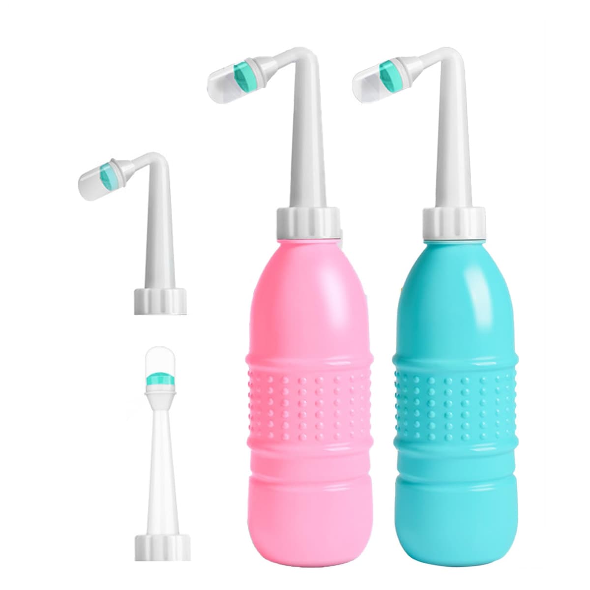 Botella de ducha femenina - Lavado vaginal de 400 ml, limpiador de higiene ergonómico, material LDPE EVA | de riego para el cuidado Personal femenino, dispositivo de higiene portátil reutiliza