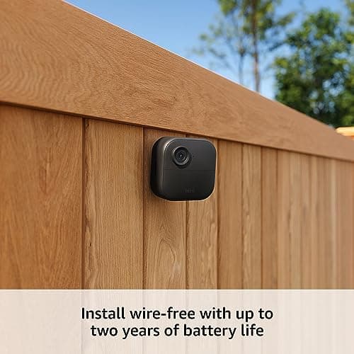 Blink Outdoor 4 – Wireless smart security camera, two-year battery life, two-way talk. Required Sync Module not included – Add-on camera — view 4