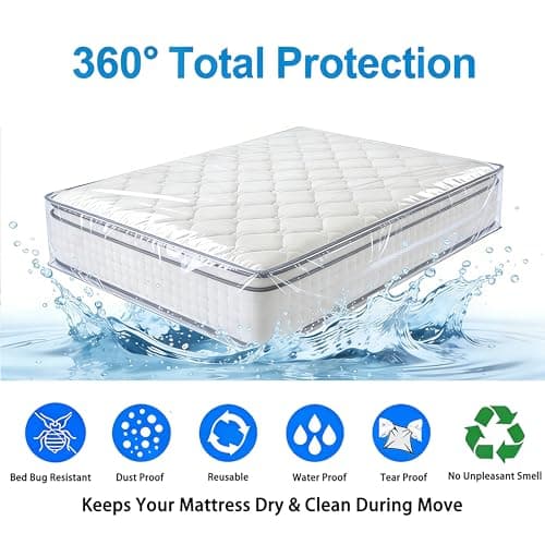 WYDZKJ Mattress Bag for Moving Storage and Disposal,Twin and Full Size — view 2