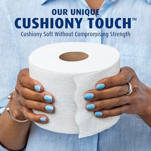 Charmin Ultra Soft Cushiony Touch Toilet Paper, 24 Family Mega = 123 Regular Rolls, White — view 3