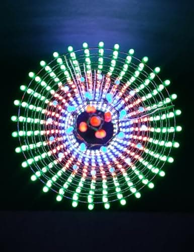 iCubeSmart Led Canton Tower Model DIY Electronic Kit, LED Cube Model Handmade Soldering Project Kit, 64 LED Circles, Height 1 Meter. (GZT-64) — view 5