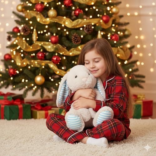 WEIGEDU Beige Cream Bunny Rabbit Stuffed Animals Plush Toys for Kids Girls Boys Baby Birthday Bedtime Gift,17.7 inches — view 4