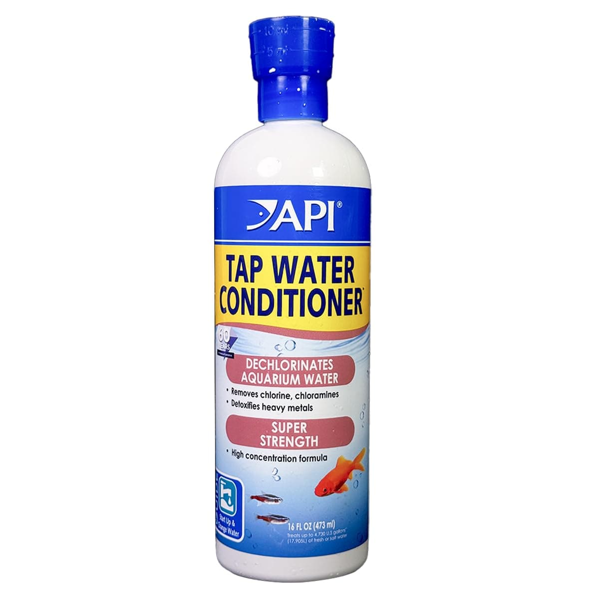 API TAP WATER CONDITIONER Aquarium Water Conditioner Bottle,White, 473 ml