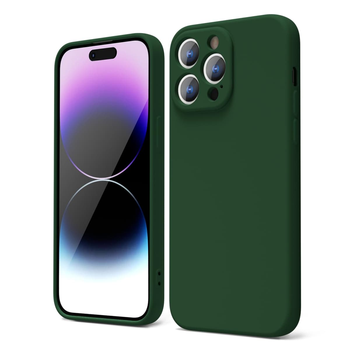 oakxco for iPhone 17 Pro Max Phone Case Liquid Silicone, Cute Thin Slim Grip Soft Rubber Gel for Women Men, Smooth Matte TPU Plain Solid Color Girly Simple Case with Camera Cover, Light Pink — view 1407