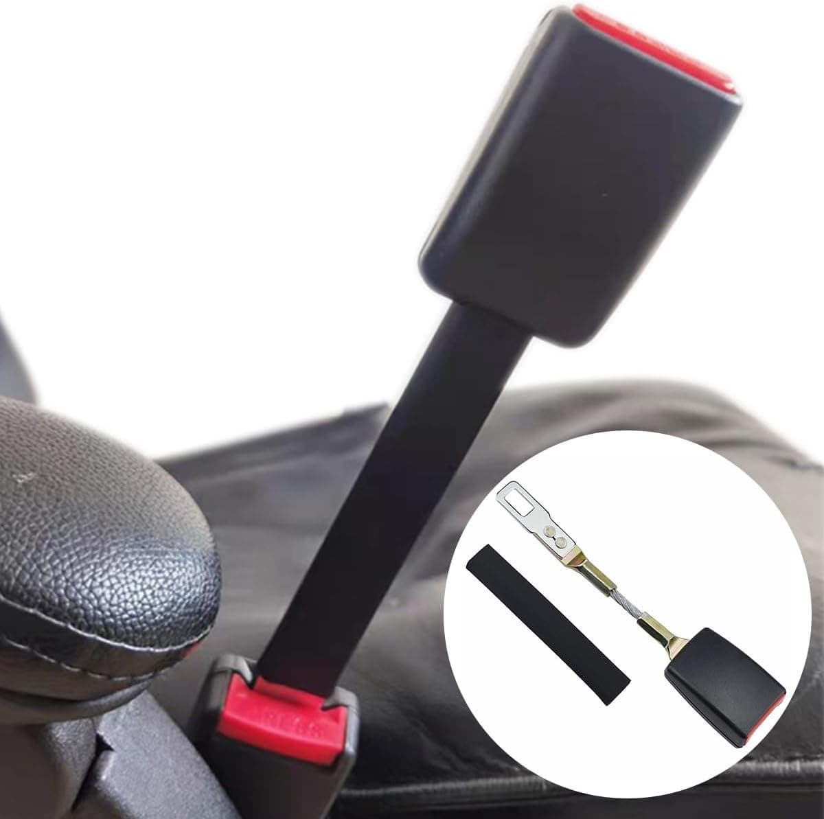 2 Piezas de Repuesto de Accesorios para automóviles, 25cm/10.24in, Interior de Accesorios para automóviles, Adecuado para la mayoría de Las Piezas de automóviles (Negro) — view 2