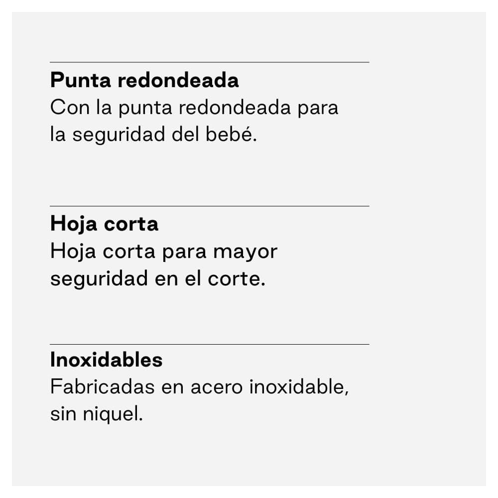 Jané Tijeras Cortauñas para Bebé y Recién Nacido, Punta Redondeada y Hoja Corta, Acero Inoxidable, Ergonómico, con Capuchón de Seguridad, Rosa — view 4