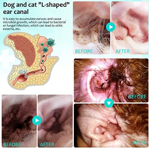 NenMaoKeNu Ear Mite for Dogs & Cats, Pet Ear Infection Treatment Solution for Dog Yeast Infection, Ear Infection Treatment Drops, to Relieve Itchiness, Sooths Ears - 0.75 Fl Oz — view 4