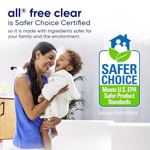 all Liquid Laundry Detergent Free Clear, 118 Ounce, 94 Loads — view 4