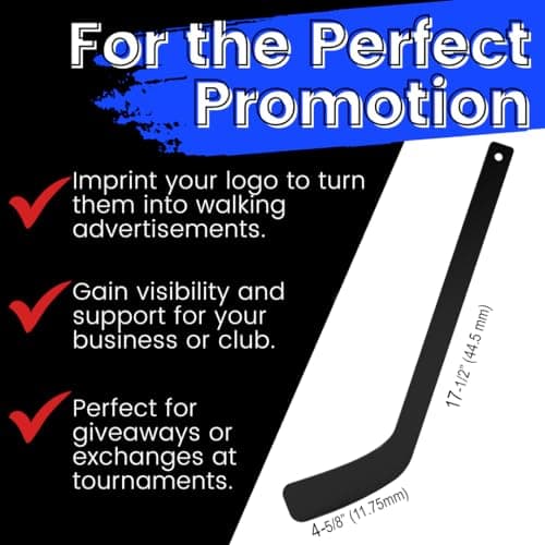 Mini Hockey Stick (Colors & Sets) (8, Black) — view 2