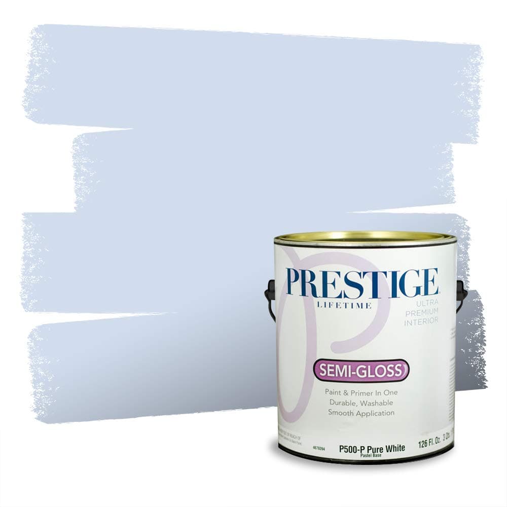 PRESTIGE Paints Interior Paint and Primer In One, 1-Gallon, Semi-Gloss, Comparable Match of Valspar* Dewdrop* — view 1202