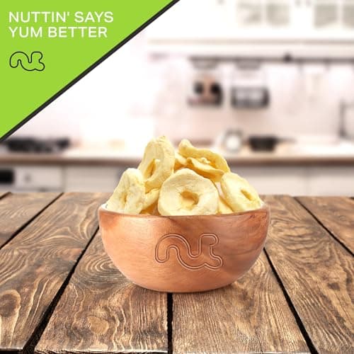 NUT CRAVINGS - Dried Apple Rings Slices, No Sugar Added - Chewy Soft Texture (16oz, 1 LB) Bulk Dry Fruits Packed Fresh in Resealable Bag - Sweet Healthy Snack, Naturally Grown, Vegan, Kosher — view 6