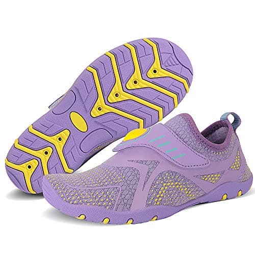 MAYZERO Kids Water Shoes Boys Girls Aqua Socks Non-Slip Quick Dry Swim Shoe Barefoot Beach Pool Shoes (Little Kid/Big Kid) — view 2