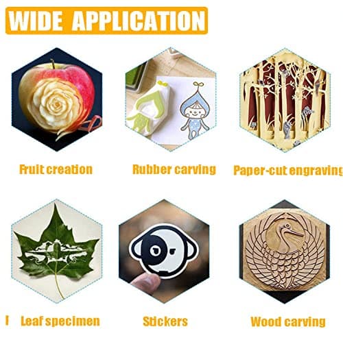 Self Healing Sewing Mat, Exacto Knife Precision Carving Craft Hobby Knife Kit for DIY Art Work Cutting, Hobby, Stencil, Scrapbooking-A4(9"x12") — view 5
