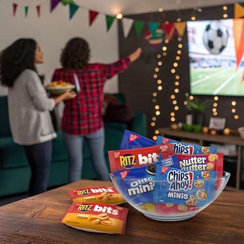 Nabisco Snacks Variety Pack, OREO Minis, Nutter Butter Bites, CHIPS AHOY! Minis Cookies, and RITZ Bits Cheese Sandwich Crackers, 20 Snack Packs — view 5