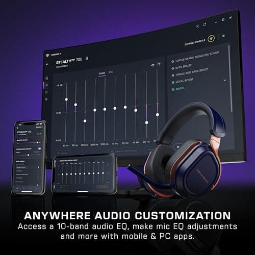 Turtle Beach Stealth 700 Wireless Gaming Headset for Xbox, PS5, PC, Mobile — view 9