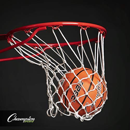 Champion Sports Rubber Junior Basketball, Heavy Duty - Pro Style Basketballs and Sizes - Premium Basketball Equipment, Indoor Outdoor - Physical Education Supplies (Size 5, Orange) — view 4