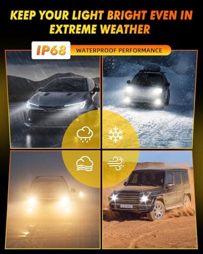 Termitor 2026 Upgraded H7 LED Bulbs, 100,000LM 1500% Brighter, 6500K Cool White, No Adapter Required, 70K+ Hours Lifespan, 1:1 Halogen Driving Bulbs, CanBUS Ready No Flickering, Plug N Play, Pack of 2 — view 3