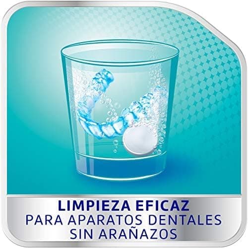 Corega Tabletas limpiadoras para Aparatos dentales, Férula dental y Ortodoncia, Blanco, 66 Unidad (Paquete de 1)