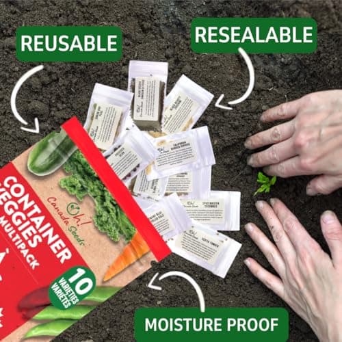10 Heirloom Vegetable Seed Varieties – Seeds for Planting in Canada, Home and Survival Garden Plant Seeds, Graines de Jardin Canadian Variety Pack Kit — view 8