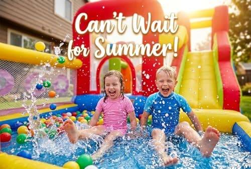 Hongcoral Bounce House, Inflatable Bounce Castle with Blower for Kids, Blow Up Jumping Bouncer with Slide, Climbing Wall, Obstacles, Trampoline, Ball Pit Pool for Indoor Outdoor — view 2