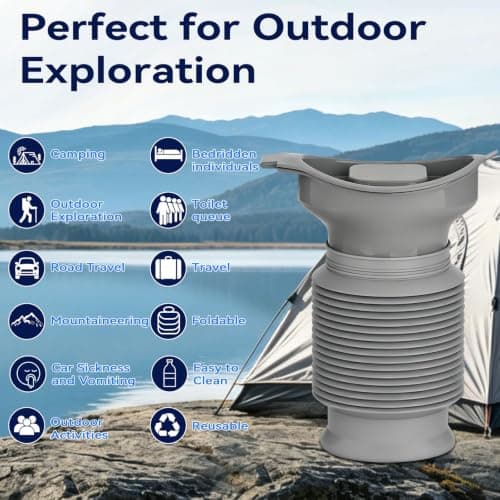 Pee Bottles for Men, Portable Urinal, Collapsable Portable Urinal 750ML — view 2