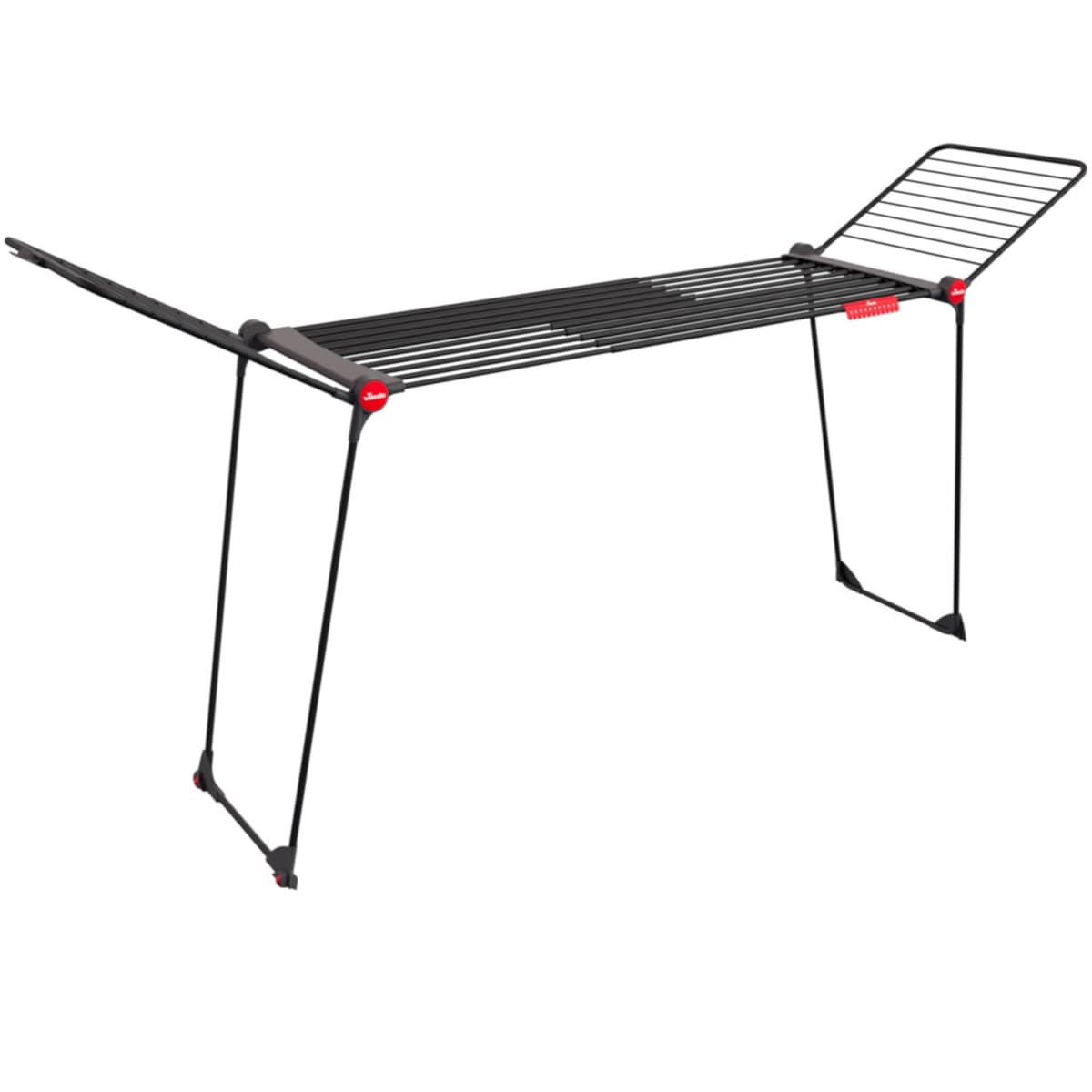 Vileda Infinity Flex Ultimate | Tendedero telescópico Extensible | Gran Capacidad para Ropa | Estructura Extra Estable | Menos Marcas con Tubos XXL | Alas Altas