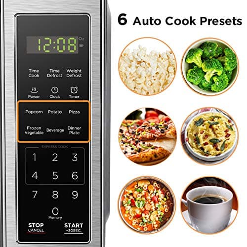 BLACK+DECKER Countertop Microwave Oven, 0.7 Cu.Ft, 700W, Stainless Steel