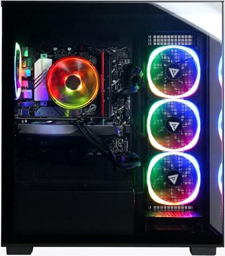 CyberpowerPC Gamer Xtreme VR Gaming PC, Intel Core Ultra 5 225F, GeForce RTX 5060 8GB, 64GB DDR5, 2TB PCIe 4.0 SSD, WiFi Ready & Windows 11 Home — view 3