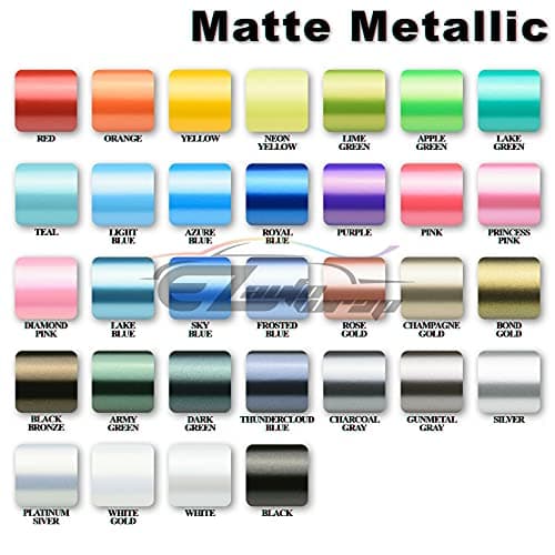 12"x60" (1FTx5FT) Black Bronze Matte Metallic Satin Pearl Vinyl Wrap Sticker Sheet Film Car Auto Vehicle DIY Decal Bubble Free Air Release Self Adhesive Peel and Stick Free Tool Kit — view 6