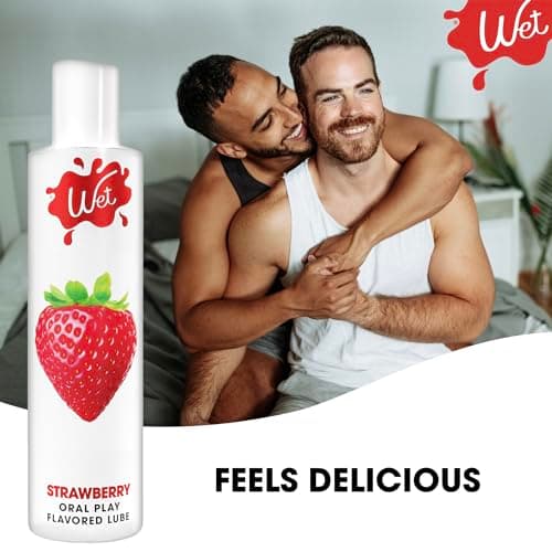 New Wet Flavored Strawberry Lube, Premium Personal Lubricant, 3 Ounce, for Men, Women and Couples, Paraben Free, Gluten Free, Stain Free, Sugar Free, Hypoallergenic… — view 4