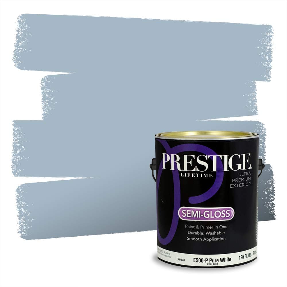 PRESTIGE Paints Interior Paint and Primer In One, 1-Gallon, Semi-Gloss, Comparable Match of Valspar* Dewdrop* — view 1296