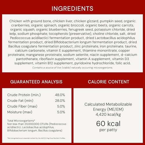 Stella & Chewy's Freeze-Dried Raw Dinner Patties - Chicken Recipe - High Protein Grain-Free Puppy & Dog Food - Perfect For Picky Eaters - 5.5 oz — view 9