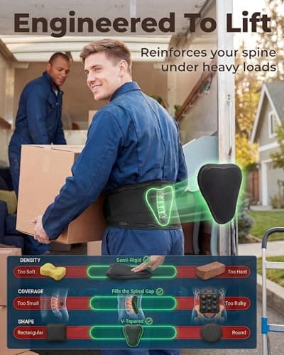Sparthos Back Brace for Lower Back Pain - Immediate Relief from Sciatica, Herniated Disc, Scoliosis - Breathable + Lumbar Support Pad - For Men & Women - Fits 44–52″ Waist (Large, Check Size Chart) — view 2