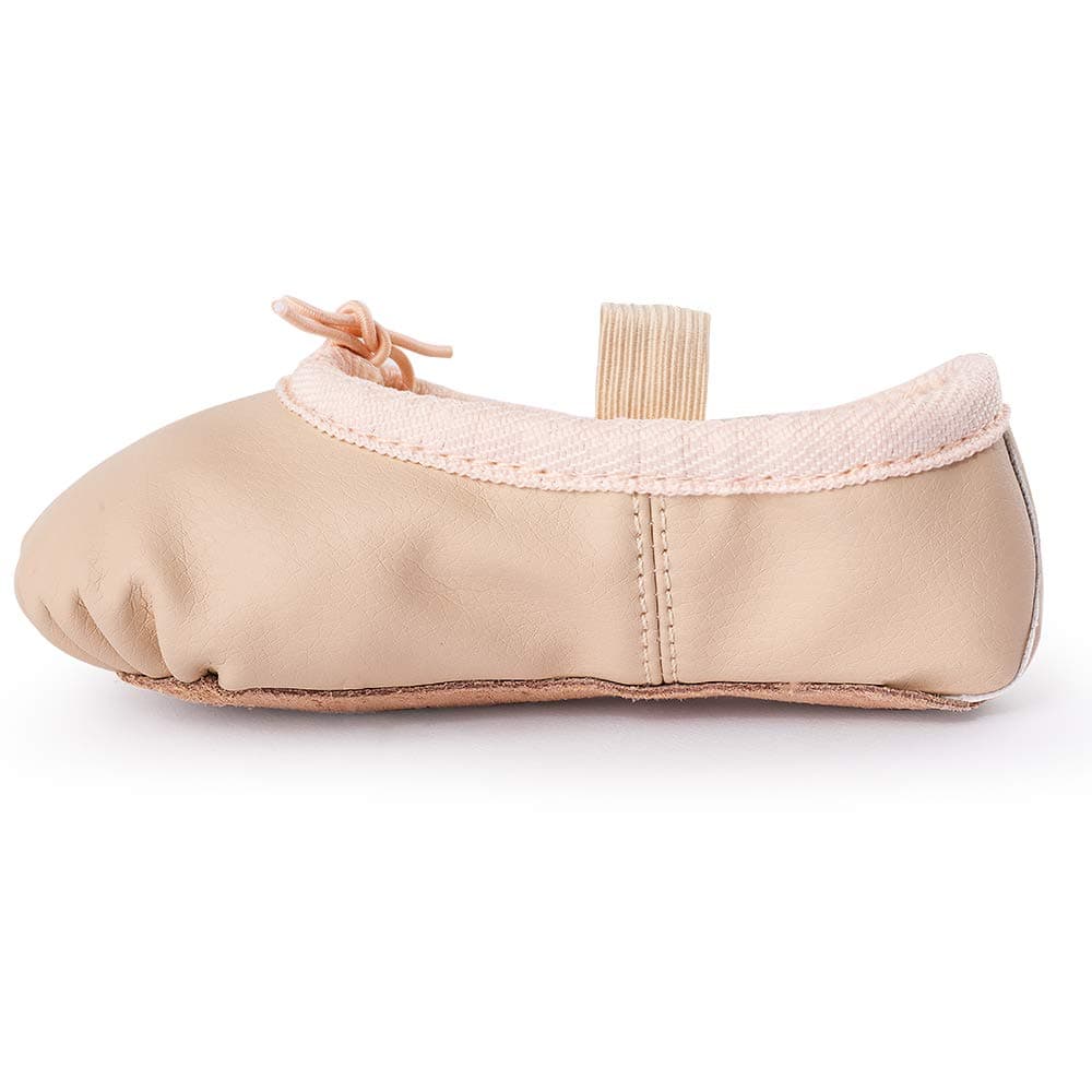Bezioner Ballet Shoes Leather Ballet Flats Full Sole Dance Slippers for Girls Toddlers Women — view 4
