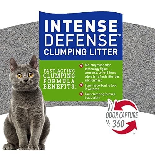 Nature’s Miracle Intense Defense Odor Control Litter, 20 Pounds, Odor Control, Fast-Clumping Litter For Multi-Cat Households — view 2
