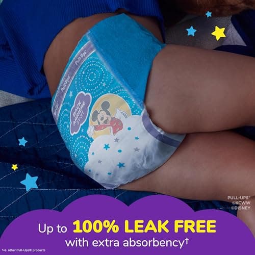 Pull-Ups Boys' Night-Time Potty Training Pants, Size 4T-5T Overnight Training Underwear (38-50 lbs), 52 Ct — view 4