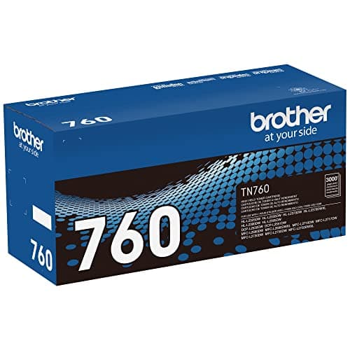 Brother Original TN760 High-Yield Black Toner Cartridge, Higher Yield for Value, Original Toner Replacement cartridges, Toner for Brother Laser Printers HL-L2395DW DCP-L2550DW, MFC-L2750DW, and More — view 3