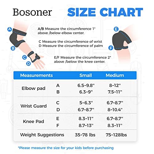 Kids/Youth Knee Pad Elbow Pads Guards Protective Gear Set for Roller Skates Cycling BMX Bike Skateboard Inline Skatings Scooter Riding Sports — view 5