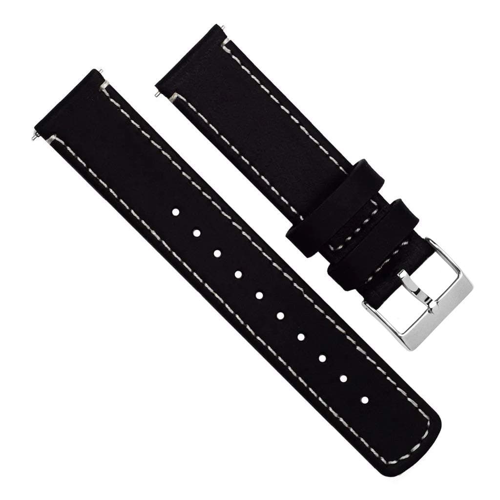 BARTON Quick Release - Top Grain Leather Watch Band Strap - Choice of Colour & Width - 16mm, 18mm, 19mm, 20mm, 21mm 22mm, 23mm or 24mm — view 3