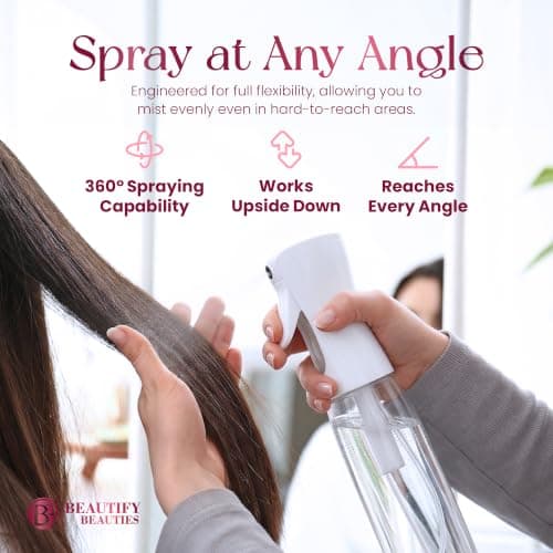 BeautifyBeauties Continuous Spray Bottle for Hair, 10.1 oz Mister Spray — view 5