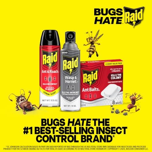 Raid Ant Killer Baits, Child Resistant Bug Killer for Indoor Home Use, 0.24 Oz, 8 Count — view 8